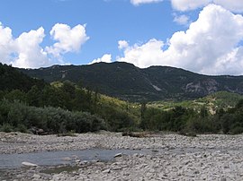 The Oule river at La Charce