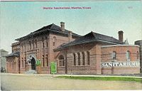 Marlin Sanitarium, about 1905