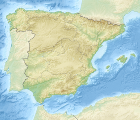 Map showing the location of Monfragüe National Park