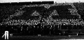 Crowd at Ferry Field in "Block M" display, Nov. 7, 1914