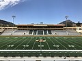 A new surface, FieldTurf Super Elite Vertex Prime, was installed to Alex G. Spanos Stadium at Cal Poly in 2022. With the addition, Cal Poly joined all 11 fellow Big Sky Conference football universities with modern turf field surfaces.
