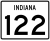 State Road 122 marker