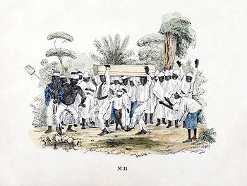 Slave ceremony in Suriname