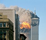 United Airlines Flight 175 strikes the World Trade Center's South Tower