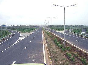 A view of Mahatma Gandhi Expressway dedicated to the Nation on 24-08-2004 by Union Minister for Shipping Road Transport & Highways Shri T.R. Baalu at Vadodara.jpg