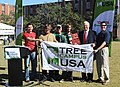 Arbor Day Foundation event for Tulane University as a Tree Campus USA.