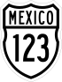 Federal Highway 123 shield