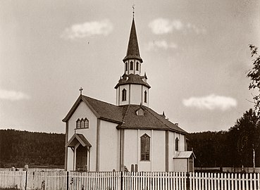 View of the church (c. 1900)
