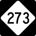 North Carolina Highway 273 marker