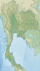 Map showing the location of Tham Luang Nang Non