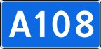 Federal Highway A108 shield}}