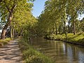 View of "canal du midi", near one of the university campus