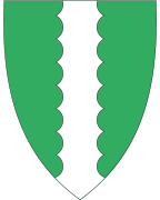 Coat of arms of Gaular Municipality (1992-2019)