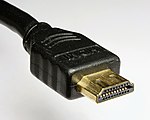 This HDMI plug is conventionally assigned to male gender