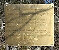 Fisherman Aron Lehtonen's memorial plaque on Kailo island in Naantali. Lehtonen lived in Kailo until CE.1928.