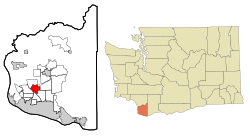 Location of Barberton, Washington
