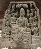 The Buddha's first sermon at Sarnath. Gandhara