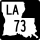 Louisiana Highway 73 marker