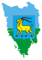 Flag map of Istria County