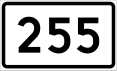 County Road 255 shield