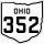State Route 352 marker