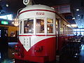 A former Meitetsu tram inside the Kawagoe branch of The Old Spaghetti Factory in Japan in 2006