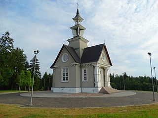 Chapel to commemorate Rainiai massacre carried out by Red Army
