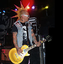 Elvis Cortez performing with Left Alone in Fort Collins, CO, May 2006.