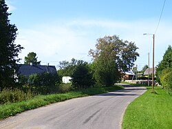 The village road