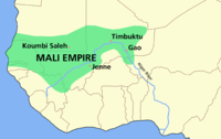 Extent of the Mali Empire c. 1350