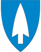 Coat of arms of Odda Municipality (1982-2019)