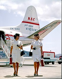 NAC Hostess summer uniform, 1959