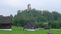 Stará Ľubovňa Castle and an open-air folk museum