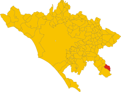 Gorga within the Metropolitan City of Rome