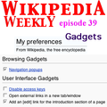 Mediawiki Gadgets