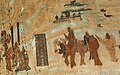 The travel of Zhang Qian to the West, details of mural from cave 323, 618–712