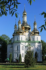 Trinity Church of the Hustynia Monastery, Chernihiv Oblast (1674)