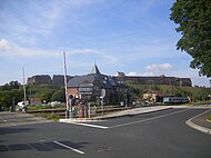 The station in 2007 with the citadel in the background.