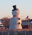 Snowman display statue