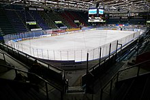 Interior view of the arena in 2016.