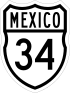 Federal Highway 34 shield