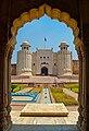 Image 9The Lahore Fort, a landmark built during the Mughal era, is a UNESCO World Heritage Site (from Culture of Pakistan)