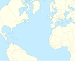 Bismarck sunk is located in North Atlantic