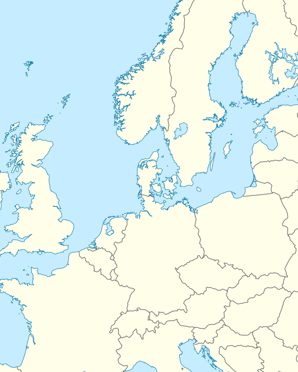 Team locations of the 2013 European Trophy