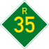 Provincial route R35 shield