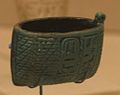Shawabti Basket, ca. 1400-1390 BC, 59.33, Brooklyn Museum. Basket of deep blue faience for a shabti, inscribed with the name of the "Great Royal Wife Ti'a", Queen of Amenhotep II.