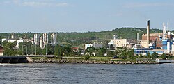 The mill on the Ottawa River at Témiscaming