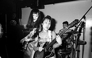The 5.6.7.8's performing in Shinjuku, 1994