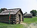 Valley Forge cabin recreations
