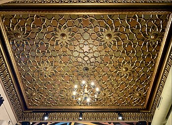 Moorish Revival - Ceiling in the Filitti House (Calea Dorobanților no. 18), Bucharest, by Ernest Doneaus, c.1910[60]